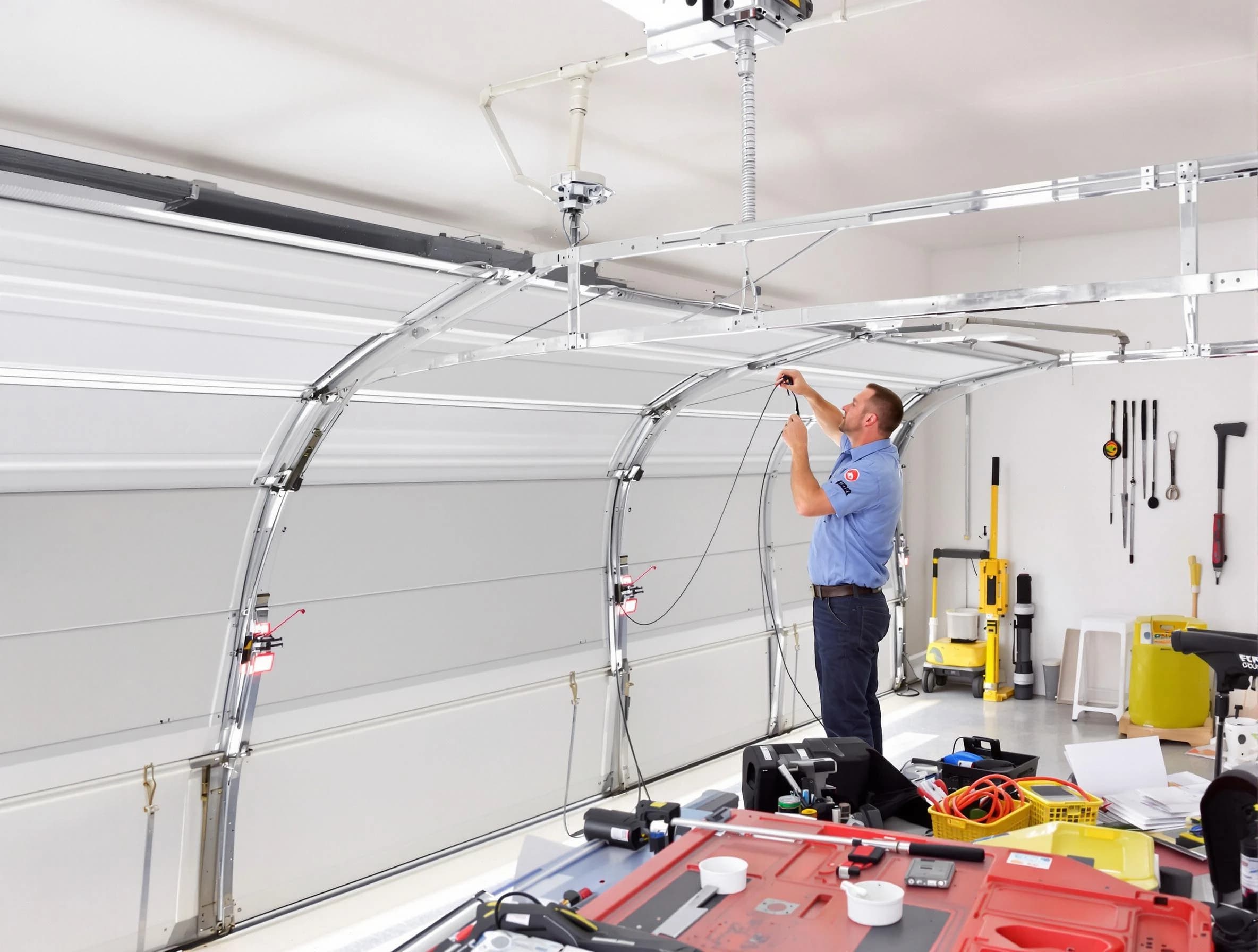 Garage door cable repair service by Edison Garage Door Repair in Edison