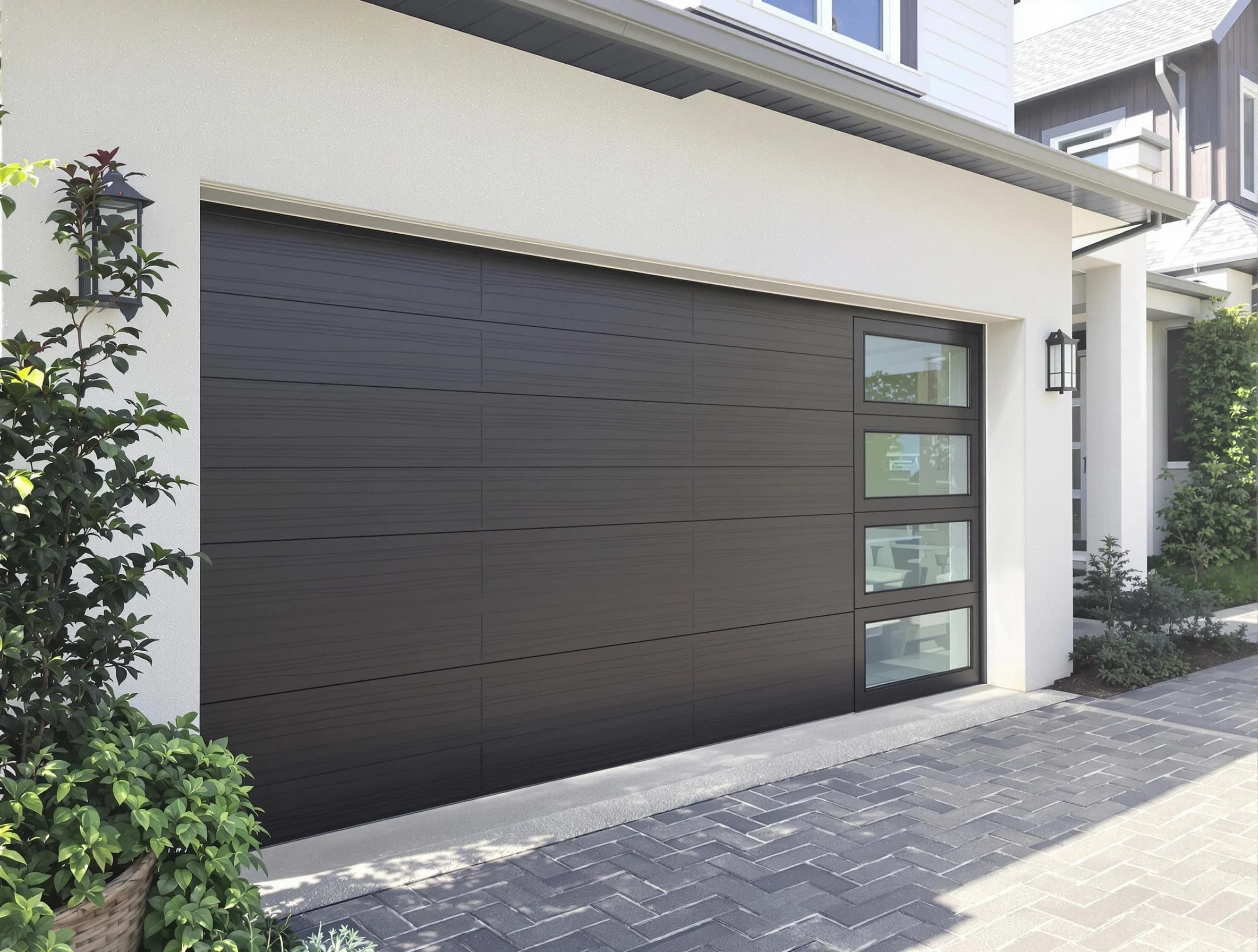 Custom garage door installation by Edison Garage Door Repair in Edison