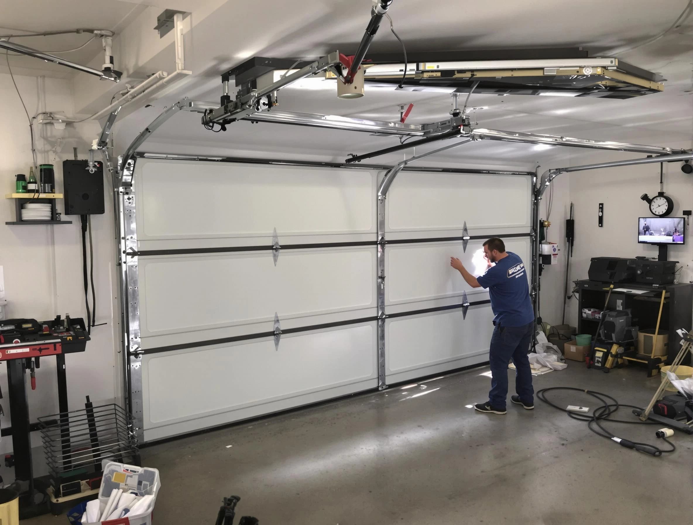 Professional garage door repair service by Edison Garage Door Repair in Edison