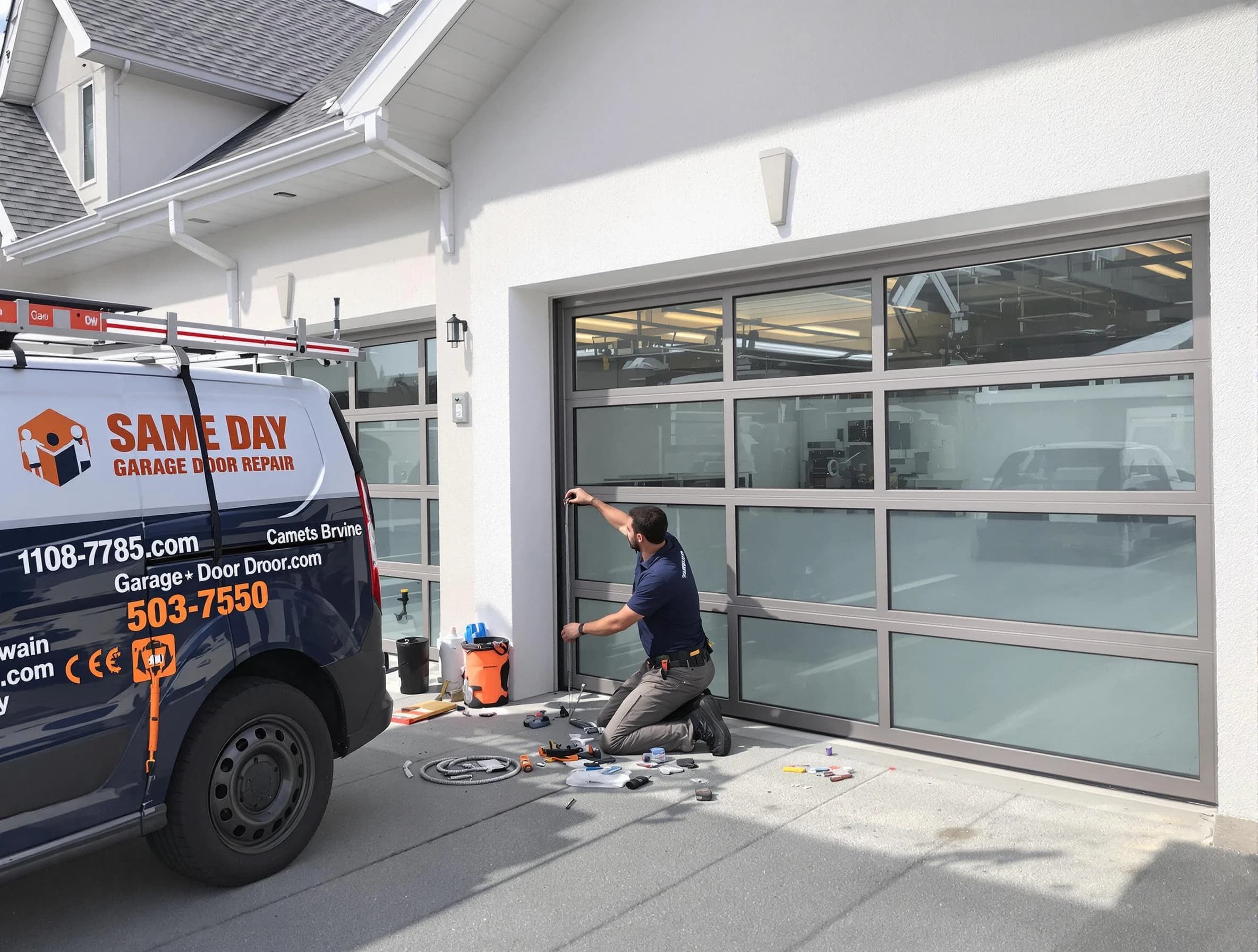 Same-day garage door repair service by Edison Garage Door Repair in Edison